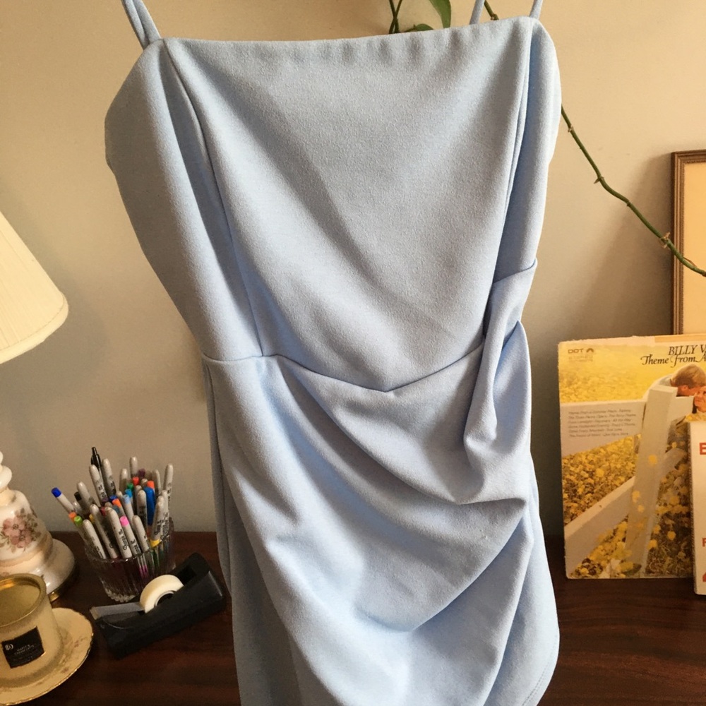 BLUE MINI DRESS